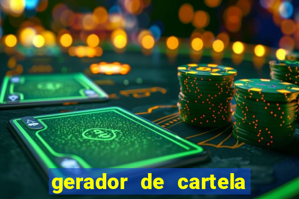 gerador de cartela de bingo